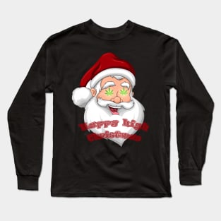 Santa Claus got high Christmas gift Long Sleeve T-Shirt